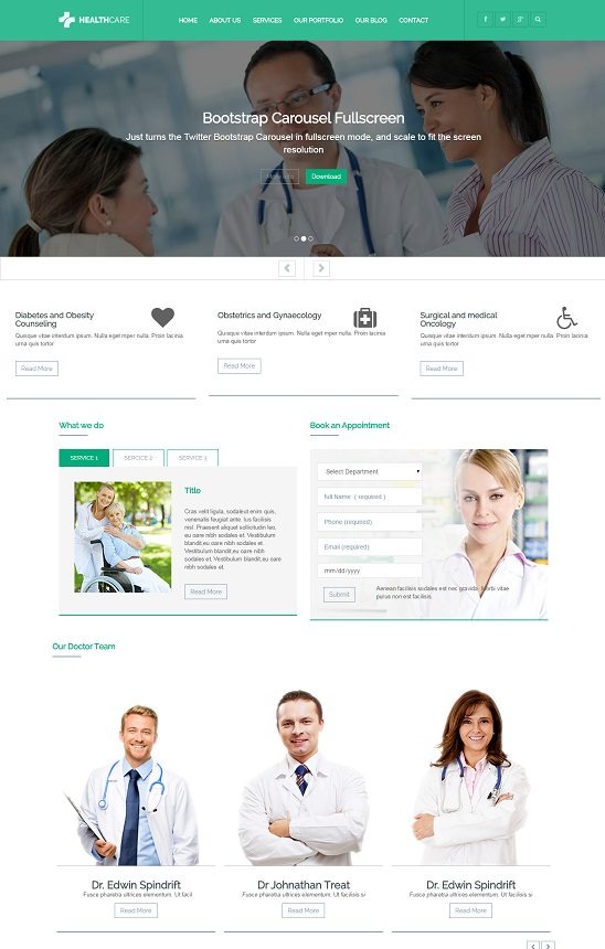 Health Care - Responsive Health WordPress Theme