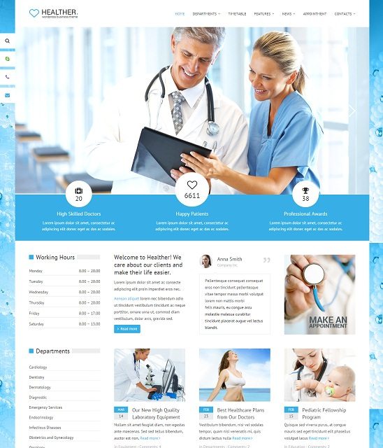 Healther - Medical & Health WordPress Theme