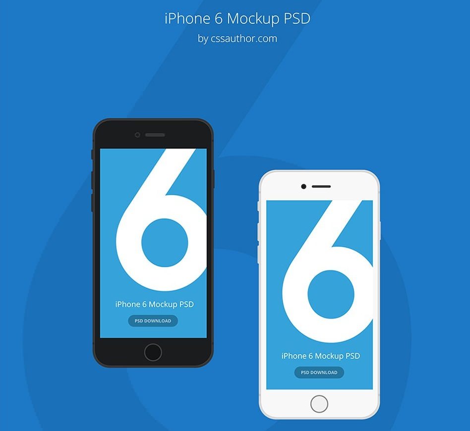 IPhone 6 Mockup Template PSD