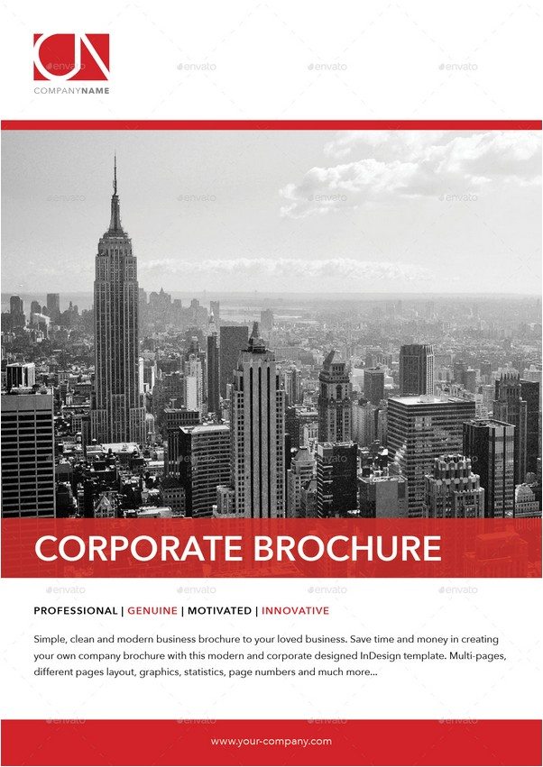 Indesign Corporate Brochure Template