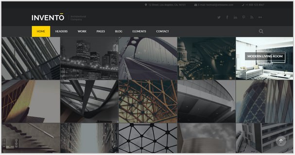 Invento Architecture Building Agency Template