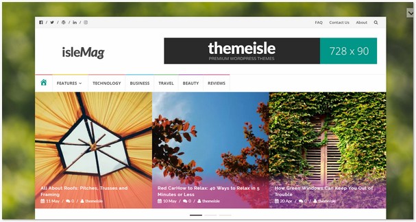 IsleMag - Free Colorful Magazine WordPress Theme
