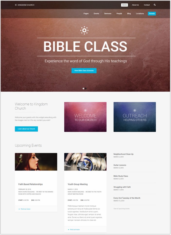 Kingdom Church WordPress Theme