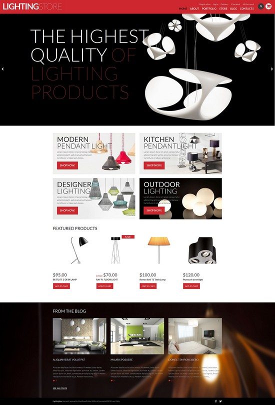 Lighting Store WooCommerce Theme