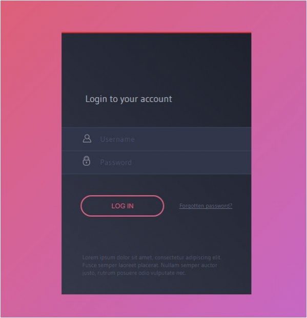 68 Free CSS3 HTML5 Login Form Templates 2024 - Templatefor