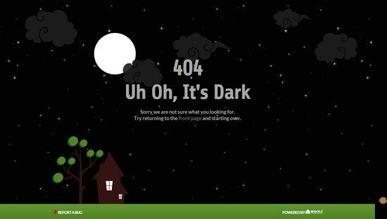 Lost in Night Animated 404