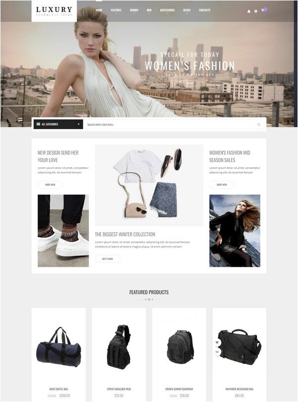 Luxury - Premium Fashion Magento Theme