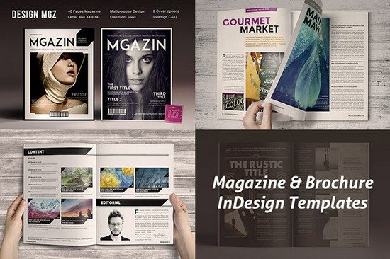 Magazine & Brochure InDesign Templates