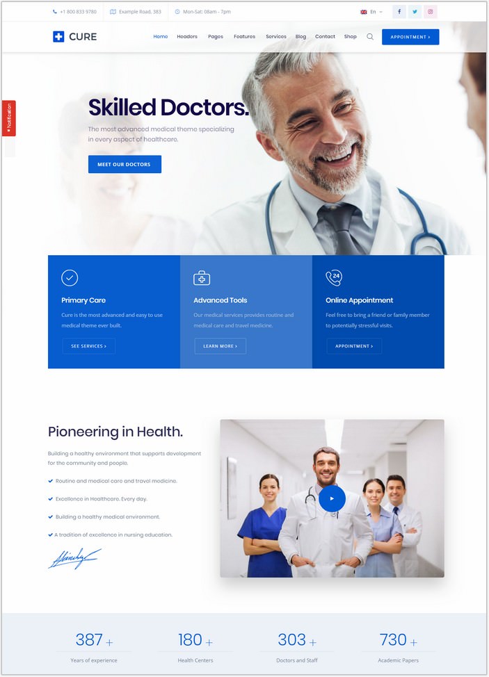 22+ Best Medical & Health PHP Website Templates & Themes 2018 | Templatefor