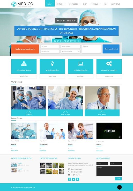 Medico - Medical & Health WordPress Theme