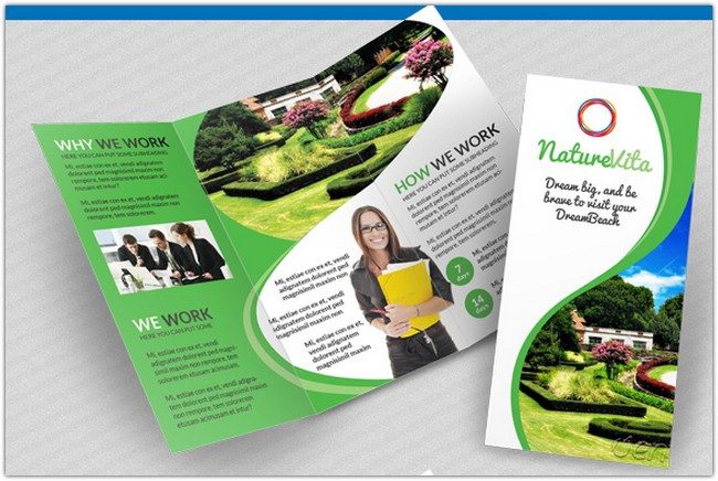 Multifunctional 3-fold Brochures