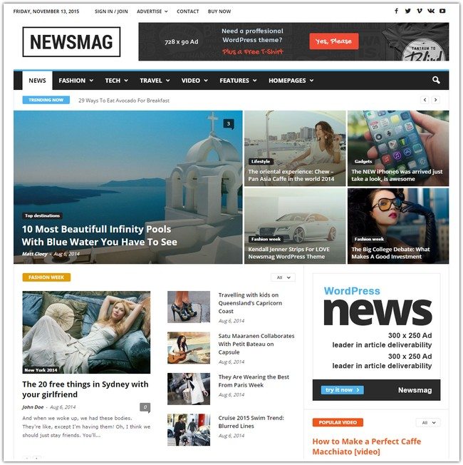 Newsmag - News Magazine Newspaper