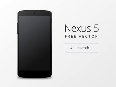 Nexus 5 Mockup Sketch