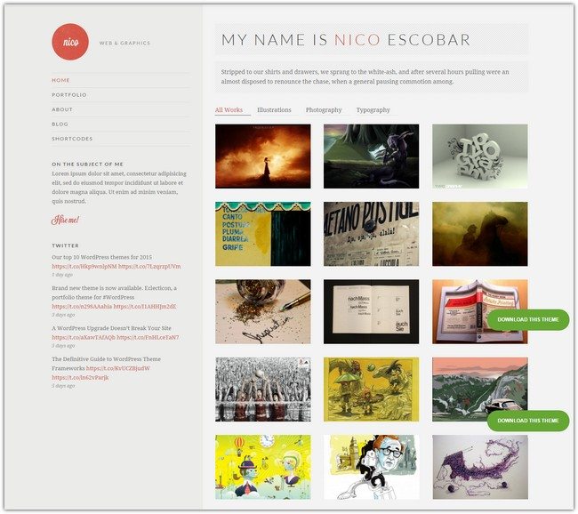 Nico WordPress Theme