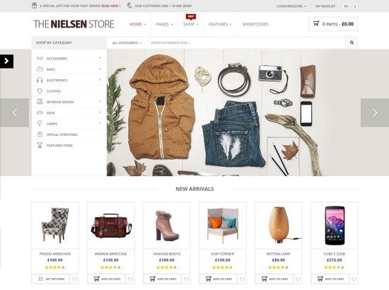 Nielsen - The ultimate e-commerce theme
