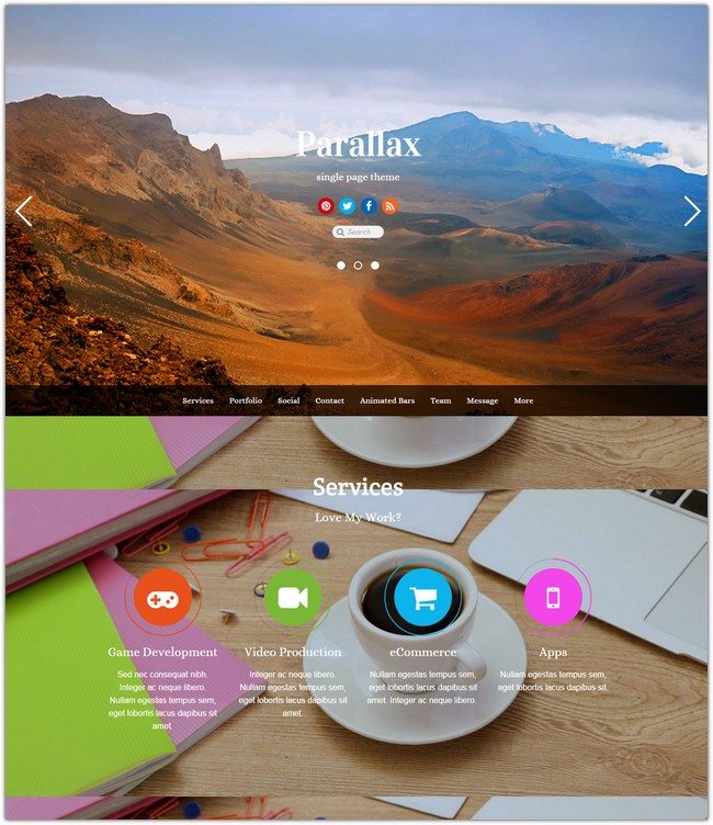 34+ Best One Page Parallax WordPress Themes For Multi-Purpose 2018 ...