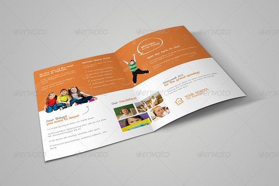 Premium Education Brochure Tri-fold & Bi-fold
