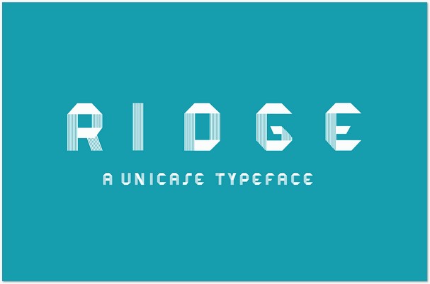 RIDGE Free Typeface