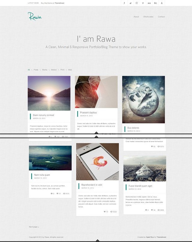 Rawa - Clean Responsive Minimal