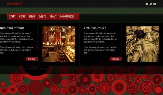 Red Goblin–HTML5 Template For Bars And Pubs