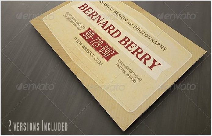 Retro or Vintage Style Business Card