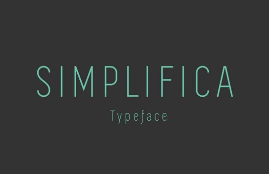 SIMPLIFICA Typeface Free
