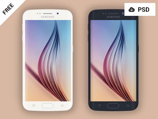 Samsung Galaxy S6 Edge mockups