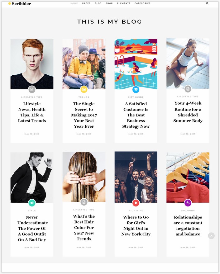 Scribbler - A Simple Theme for Blogs and Magazines