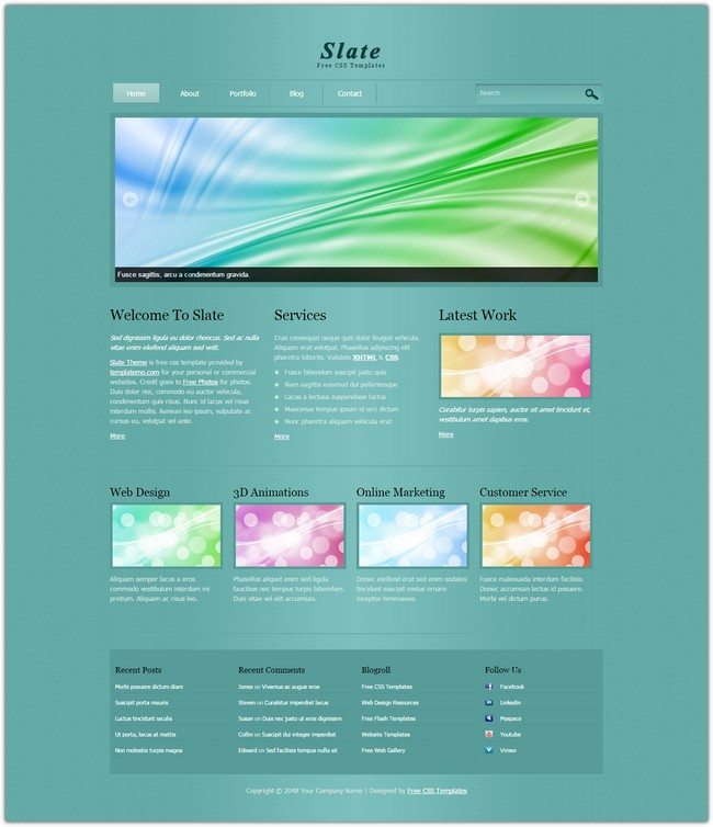 Dreamweaver Web Templates Free Download Printable Templates