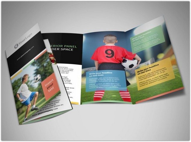 Soccer Sports Camp Brochure Template