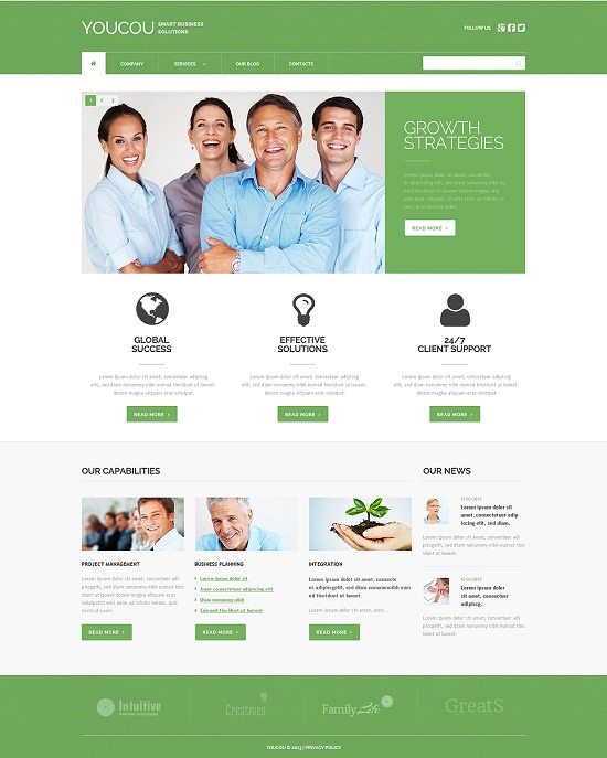Solutions for Business WordPress Theme