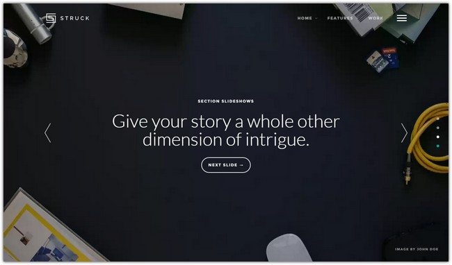 Struck - A Responsive Creative WordPress Theme