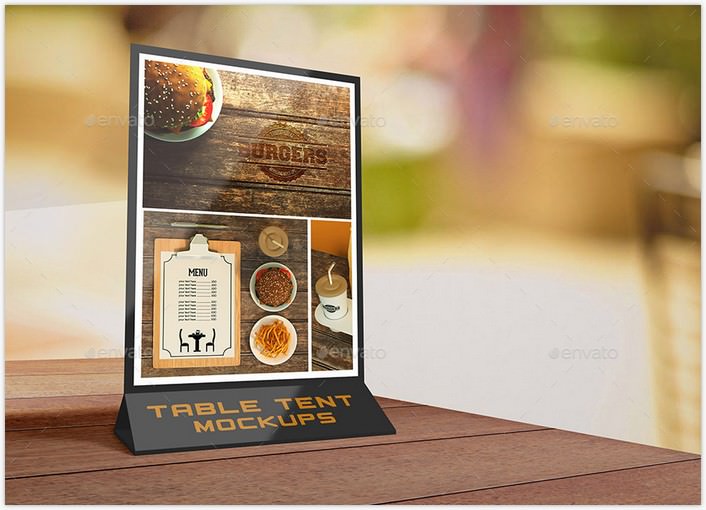 Download 35+ Table Tent Card Mockups PSD Templates - Templatefor