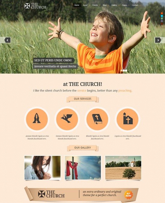 The Church - Responsive Site Template