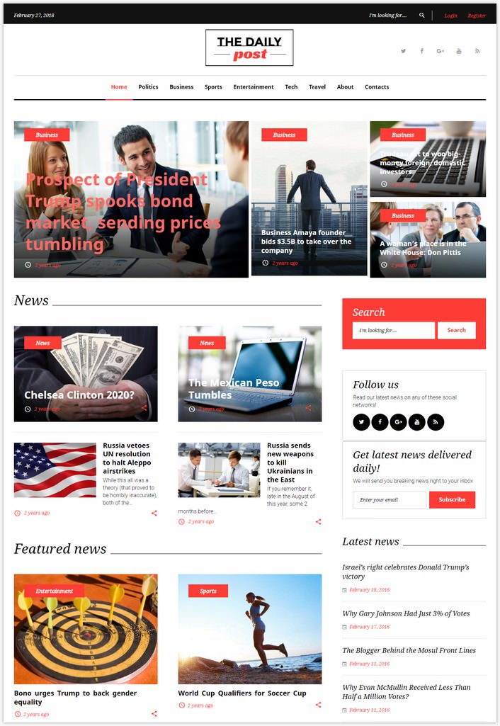 20 Best News Php Website Templates Themes 2021 Templatefor