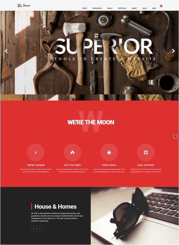 The Moon - Creative One Page Multi-Purpose Theme