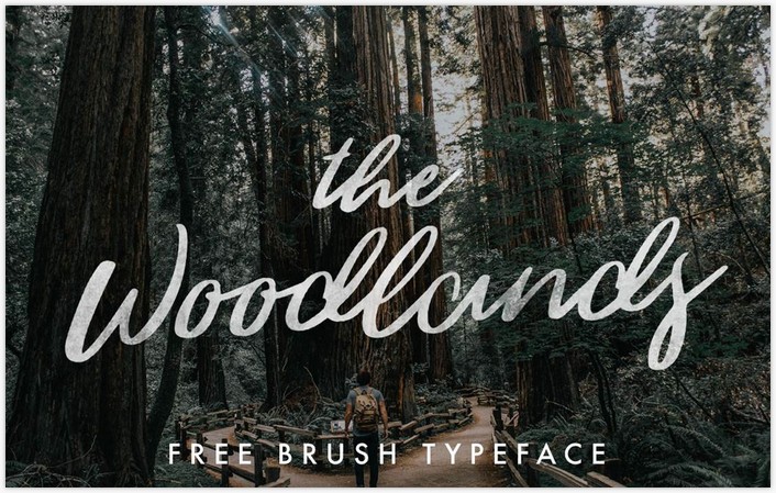 The Woodlands - Free Font