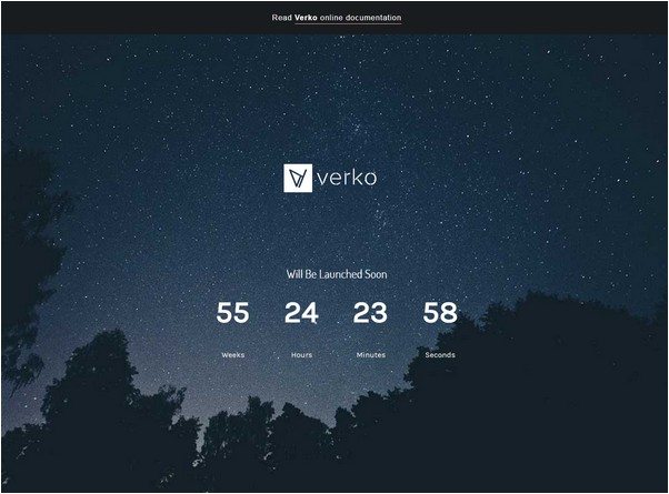 Verko – Coming Soon Page
