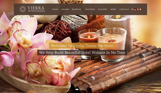 Vierra - Responsive Hotel WordPress Theme