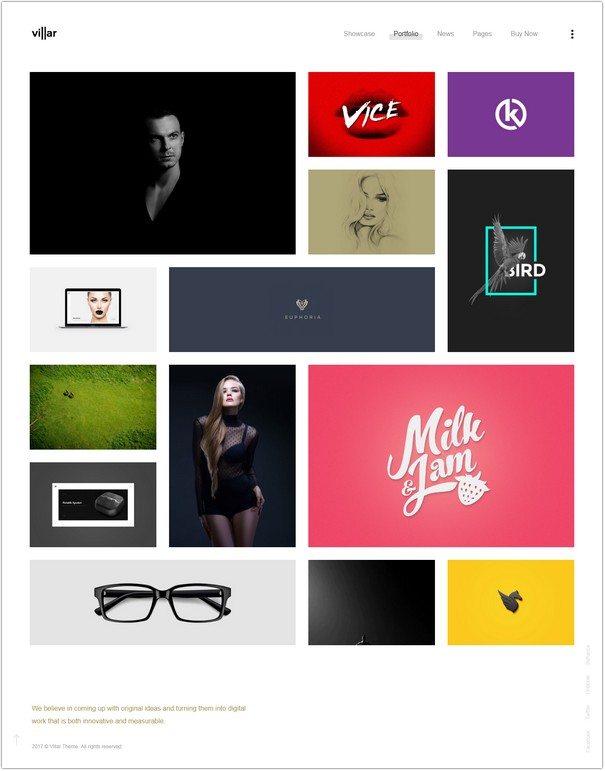Villar - Creative Portfolio WordPress Theme