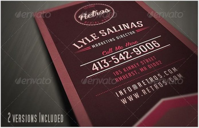 Vintage Style Business Card # 3