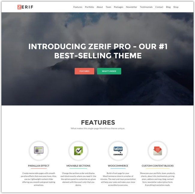 Zerif Pro - Business WordPress Theme