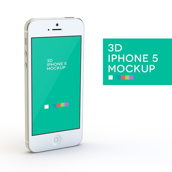 iPhone 5 Mockup Free Download
