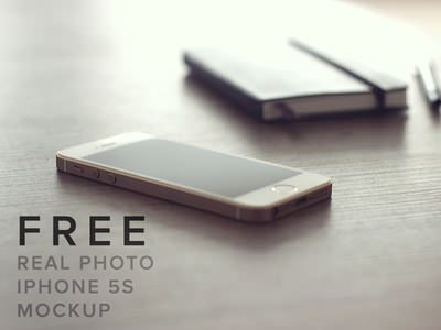 iPhone 5S Real Photo Mockup