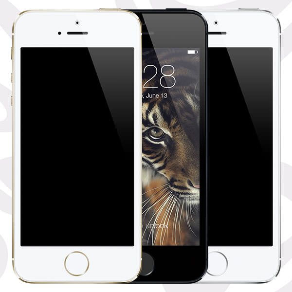 iPhone 5s ( Gold – Black – Silver ) [PSD]