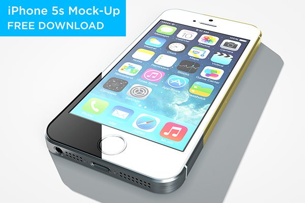 iPhone 5s Mock-Up Free Download
