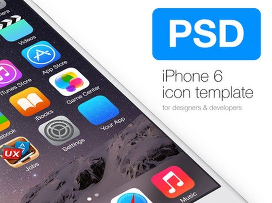 iPhone 6 Icon Template