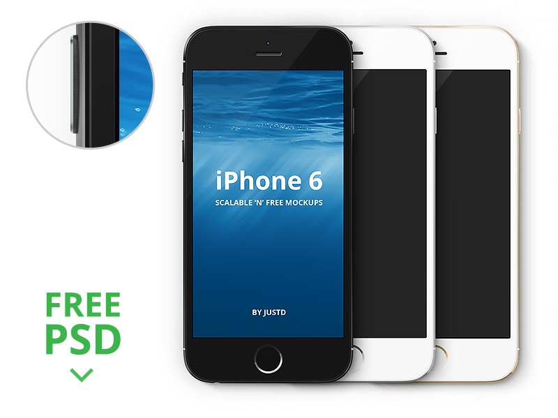 iPhone 6 – Scalable Vector Mockups