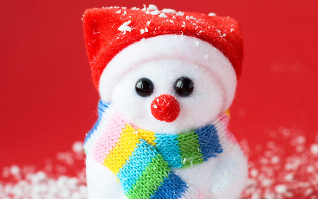 Cute Merry Christmas Snowmen wallpaper