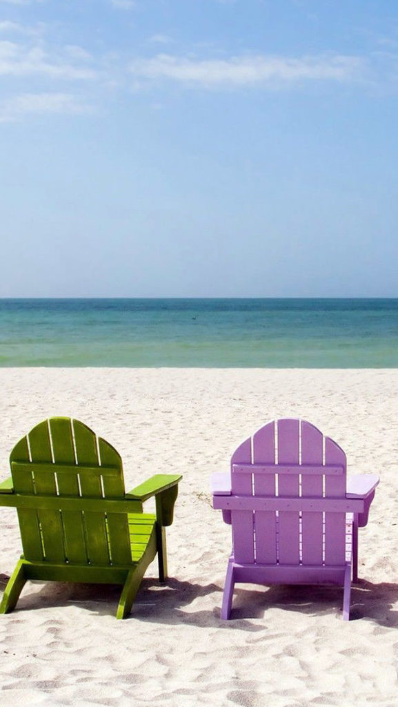 Chair on beach 
